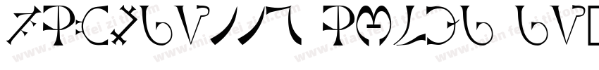 FZLAGBTTS ZHONG GB10字体转换